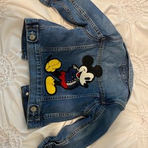 Gap Mickey Mouse Jean Jacket